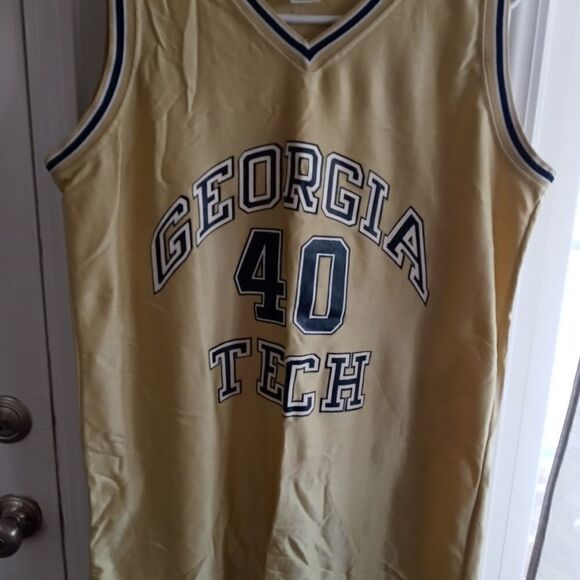 Vintage GA Tech Basketball Jersey - Picture 1 of 9